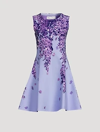 Dégradé Lilac Jacquard Knit Dress