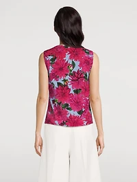 Tank Top Dahlia Print