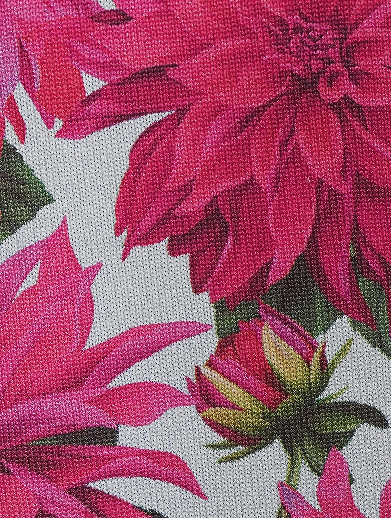 Tank Top Dahlia Print