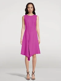 Draped Midi Dress