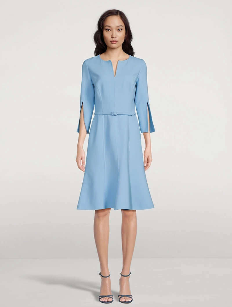 Belted Midi Dress