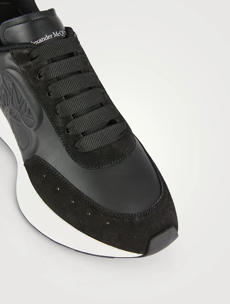 Sprint Runner Leather Sneakers