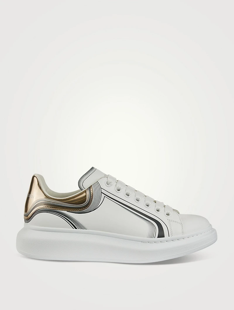 Oversized Leather Sneakers