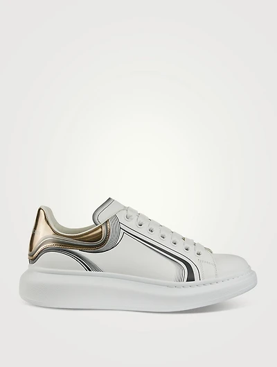 Oversized Leather Sneakers