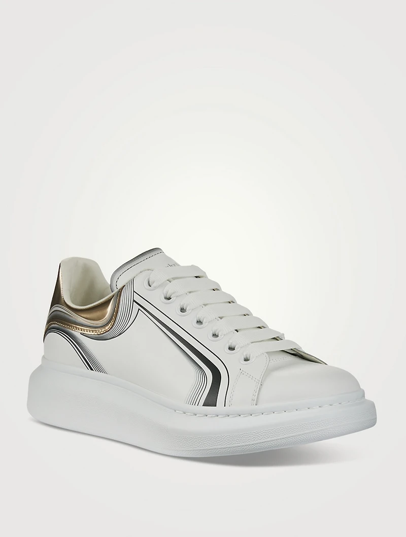 Oversized Leather Sneakers