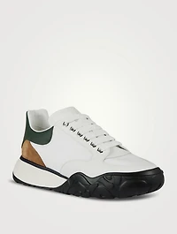 Leather Court Trainer Sneakers
