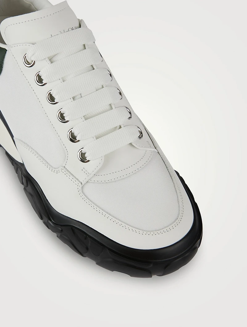 Leather Court Trainer Sneakers