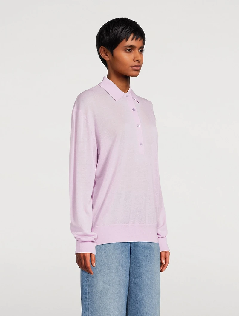 Merino Wool Polo Shirt