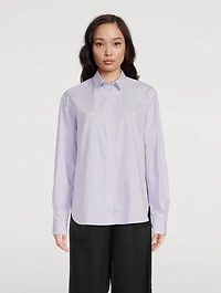 Signature Cotton Shirt Stripe Print