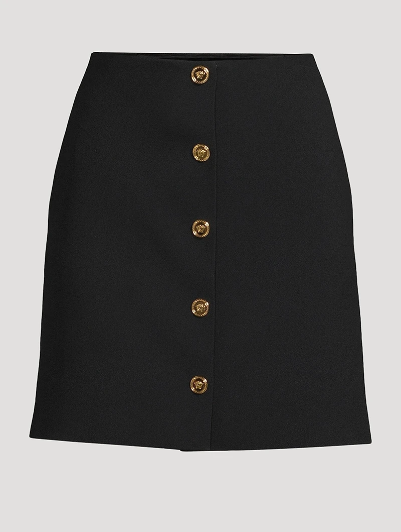 Medusa Crêpe Mini Skirt