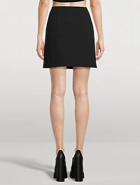 Medusa Crêpe Mini Skirt