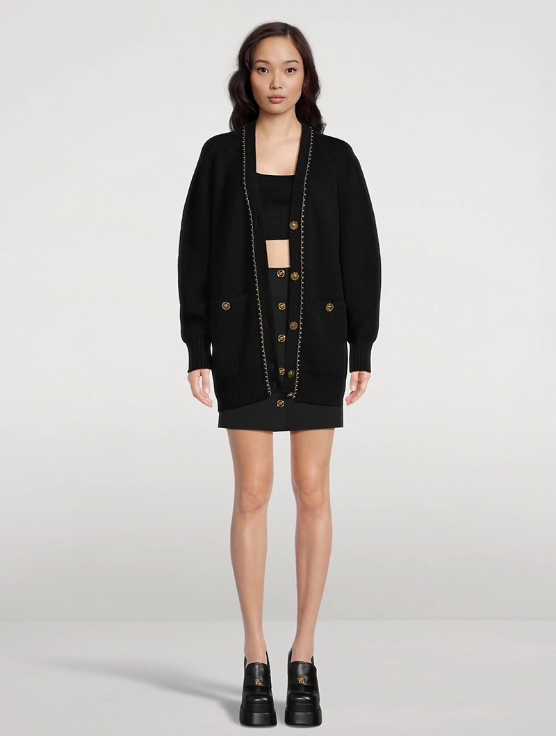 Medusa Crêpe Mini Skirt
