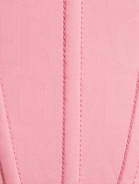 Versace Allover Wool Corset Top