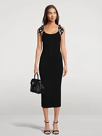 Versace x Dua Lipa Butterflies Medusa '95 Knit Midi Dress