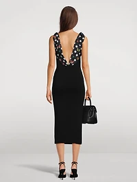 Versace x Dua Lipa Butterflies Medusa '95 Knit Midi Dress