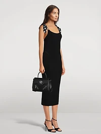 Versace x Dua Lipa Butterflies Medusa '95 Knit Midi Dress