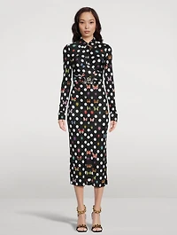 Versace x Dua Lipa Butterflies Medusa '95 Shirt Dress