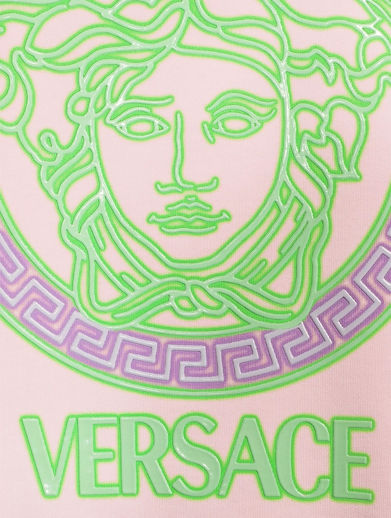 Medusa Logo Distressed Sweatshirt