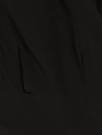 Gathered Halterneck Silk Maxi Dress