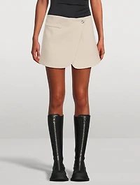 Wrap Mini Skirt