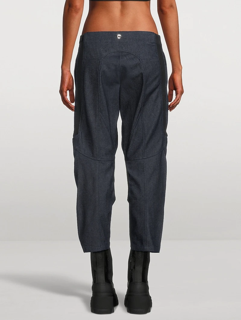 Denim Racing Trousers