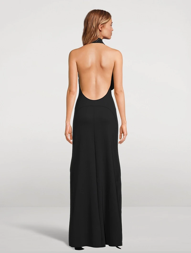 Asymmetric Flower Gown