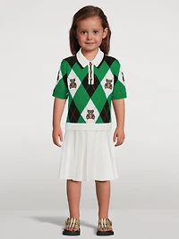 Thomas Bear Argyle Wool Cashmere Dress