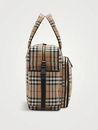 Quilted Nylon Baby Changing Bag