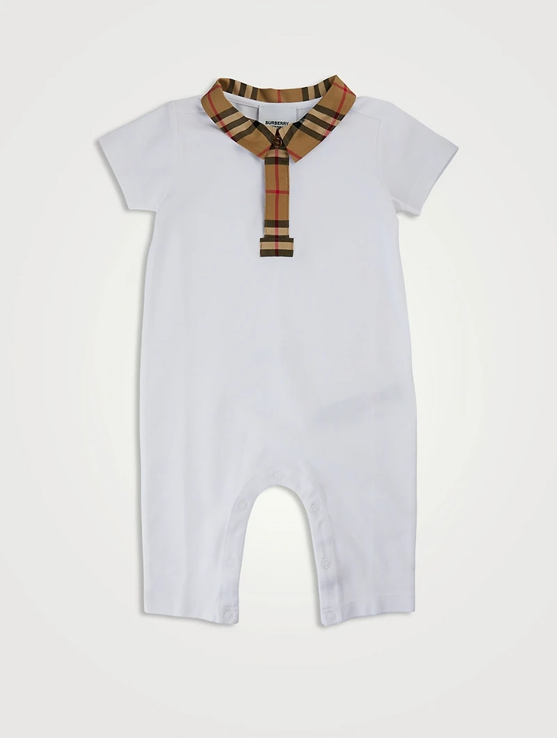 Short-Sleeve One-Piece Playsuit
