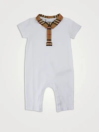 Short-Sleeve One-Piece Playsuit