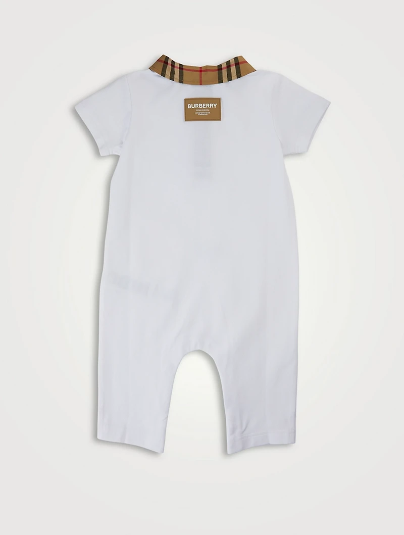 Short-Sleeve One-Piece Playsuit