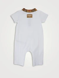 Short-Sleeve One-Piece Playsuit