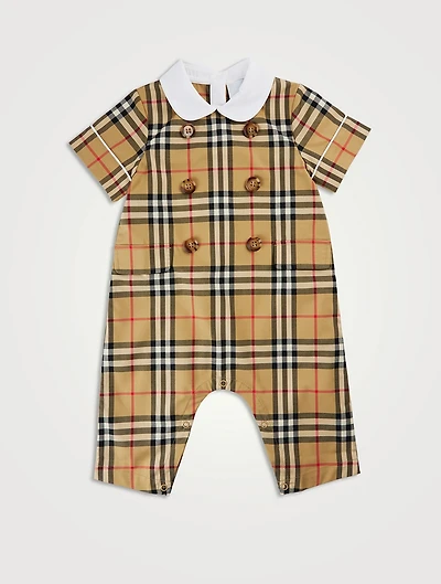 Short-Sleeve One-Piece Playsuit