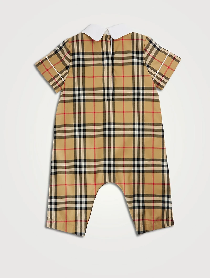 Short-Sleeve One-Piece Playsuit