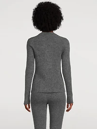 Marin Alpaca And Wool Rib Top