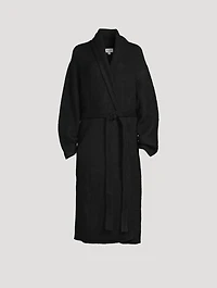 Felted Alpaca And Wool Wrap Coat
