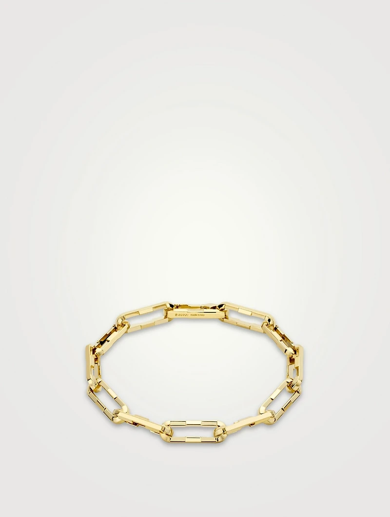 18K Gold Bracelet Gucci Link to Love