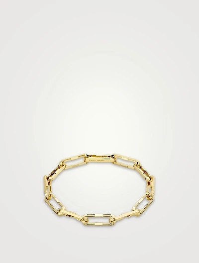 18K Gold Bracelet Gucci Link to Love
