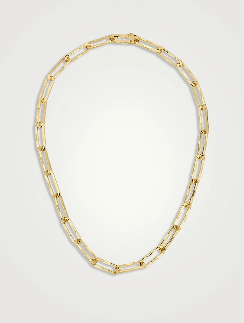 S Link To Love 18K Gold Necklace