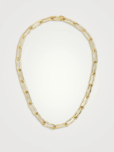 S Link To Love 18K Gold Necklace