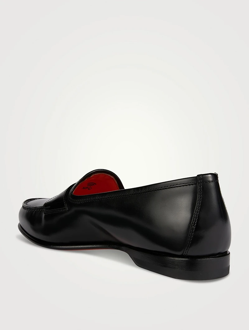 Andrea Leather Penny Loafers