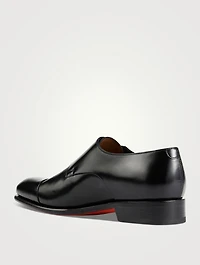 Carter Leather Monk Strap Shoes