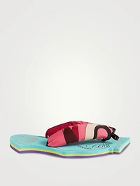 Thong Sandals Marmo Print