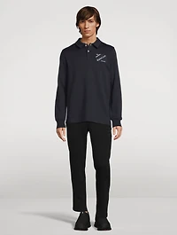 Cotton Polo Sweatshirt