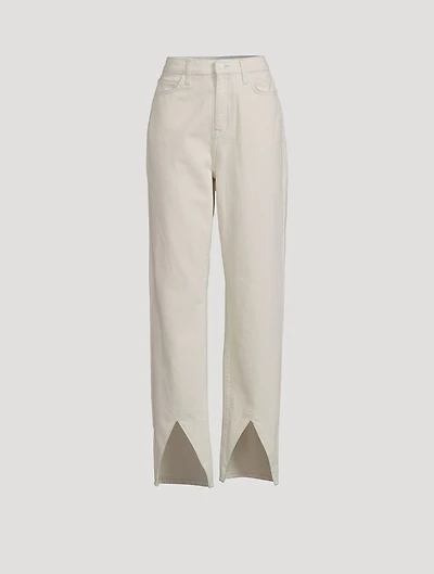 Ms. Hart Petal-Hem Straight Jeans