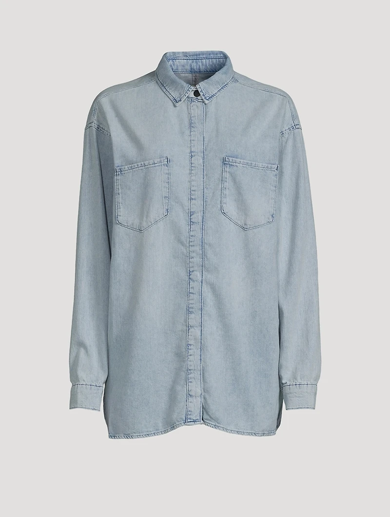Ms. Charlotte Oversized Denim Shirt