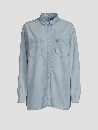 Ms. Charlotte Oversized Denim Shirt