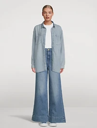 Ms. Charlotte Oversized Denim Shirt