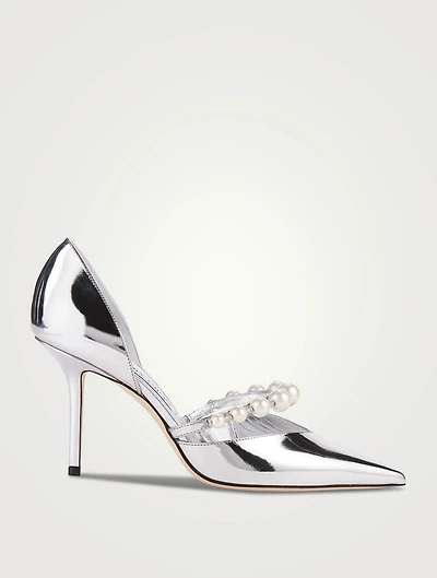 Aurelie Mirror Leather d'Orsay Pumps