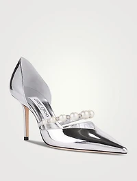 Aurelie Mirror Leather d'Orsay Pumps